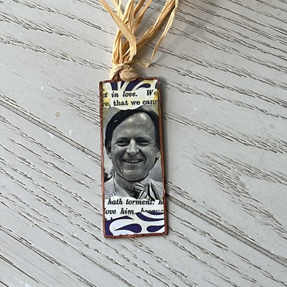 Tom Wolfe Brass Bookmark.